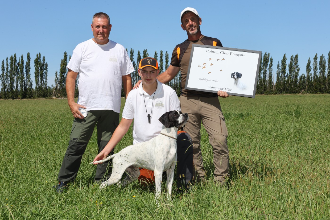 Vainqueur de la finale des jeunes pointers